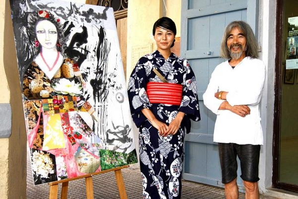 Eivissa y Japón se unen con la pintura naturista de Arao Obana
