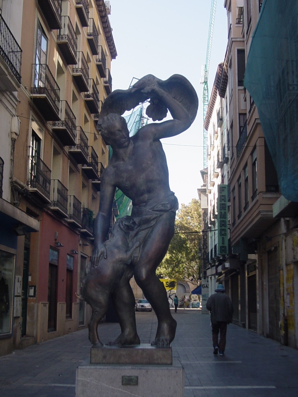 Escultura de Pablo Gargallo en Zaragoza