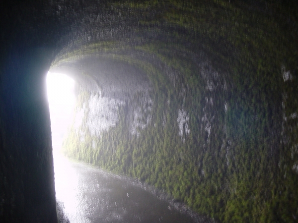 El tunel hacia la caldera